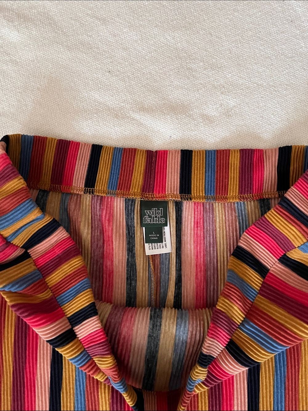 wild fable Multicolor Vertical Stripe Pencil Skirt - Picture 5 of 6